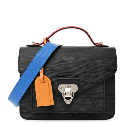 Louis Vuitton Epi Neo Monceau Black Coquelicot Blue Roi Safran 1 of 11