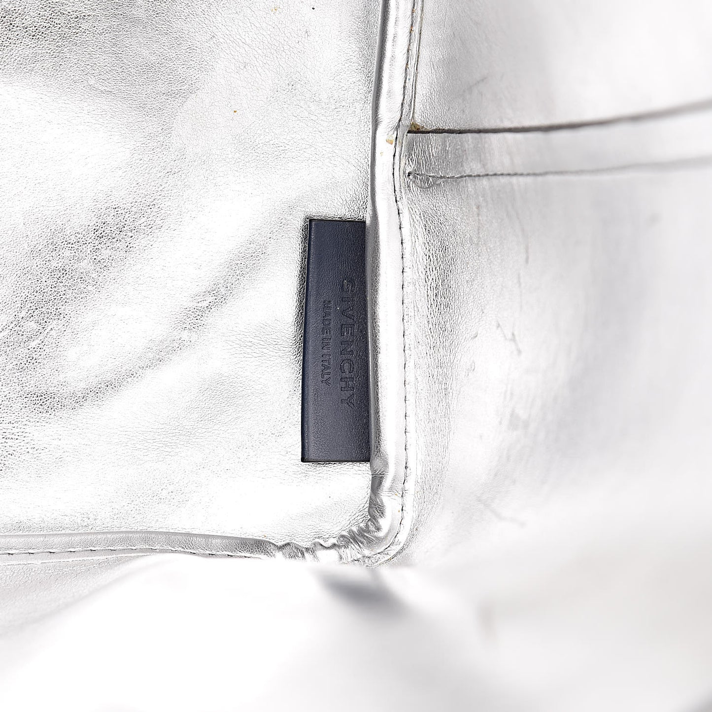 Calfskin Large Antigona Tote Night Blue Silver