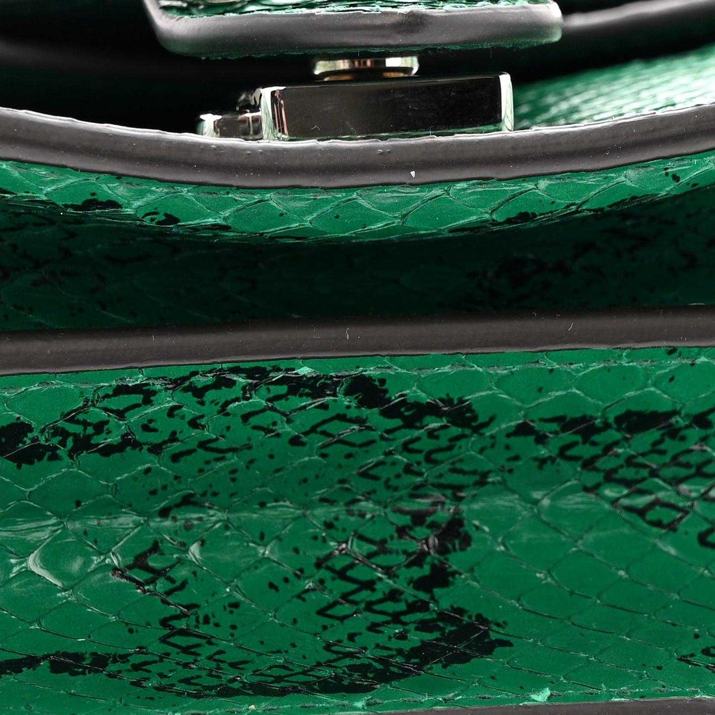 Snakeskin Small Dionysus Shoulder Bag Green