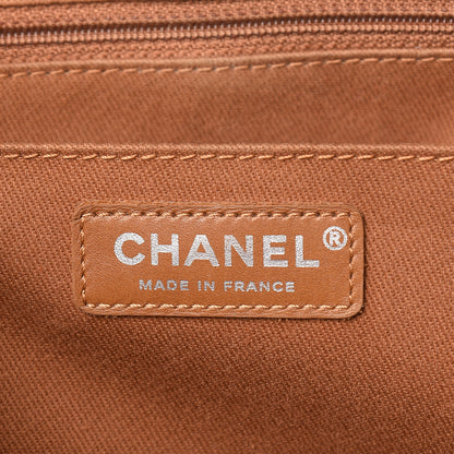 Chanel Grained Vegetal Calfskin Small Urban Shopping Tote Camel 6 of 21