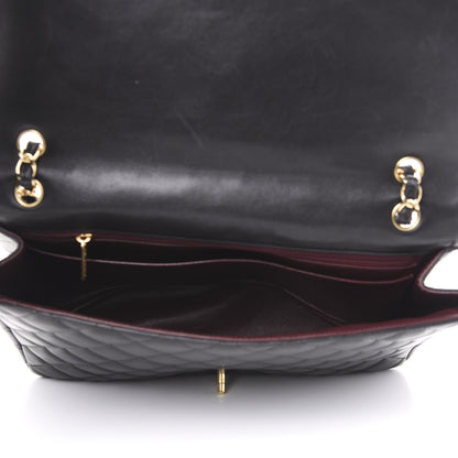 Chanel Lambskin Quilted Jumbo Single Flap Black 5 of 14