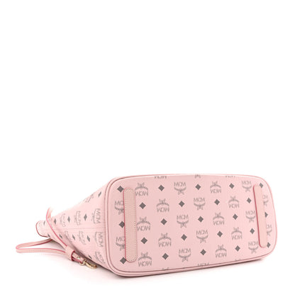 MCM Visetos Medium Liz Reversible Shopper Tote Powder Pink 5 of 19