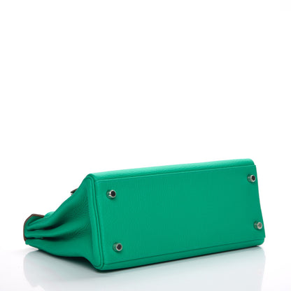 Hermes Taurillon Clemence Kelly Retourne 28 Menthe 6 of 28