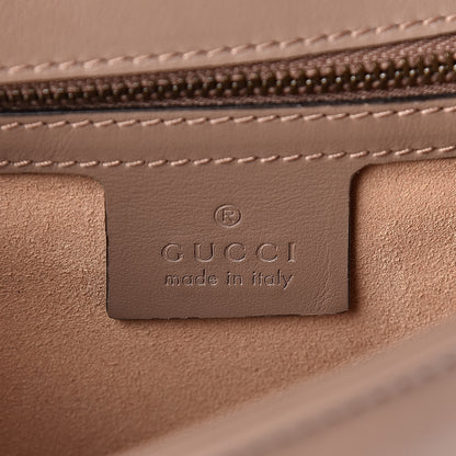 Gucci Calfskin Matelasse Small GG Marmont Shoulder Bag Porcelain Rose 8 of 10