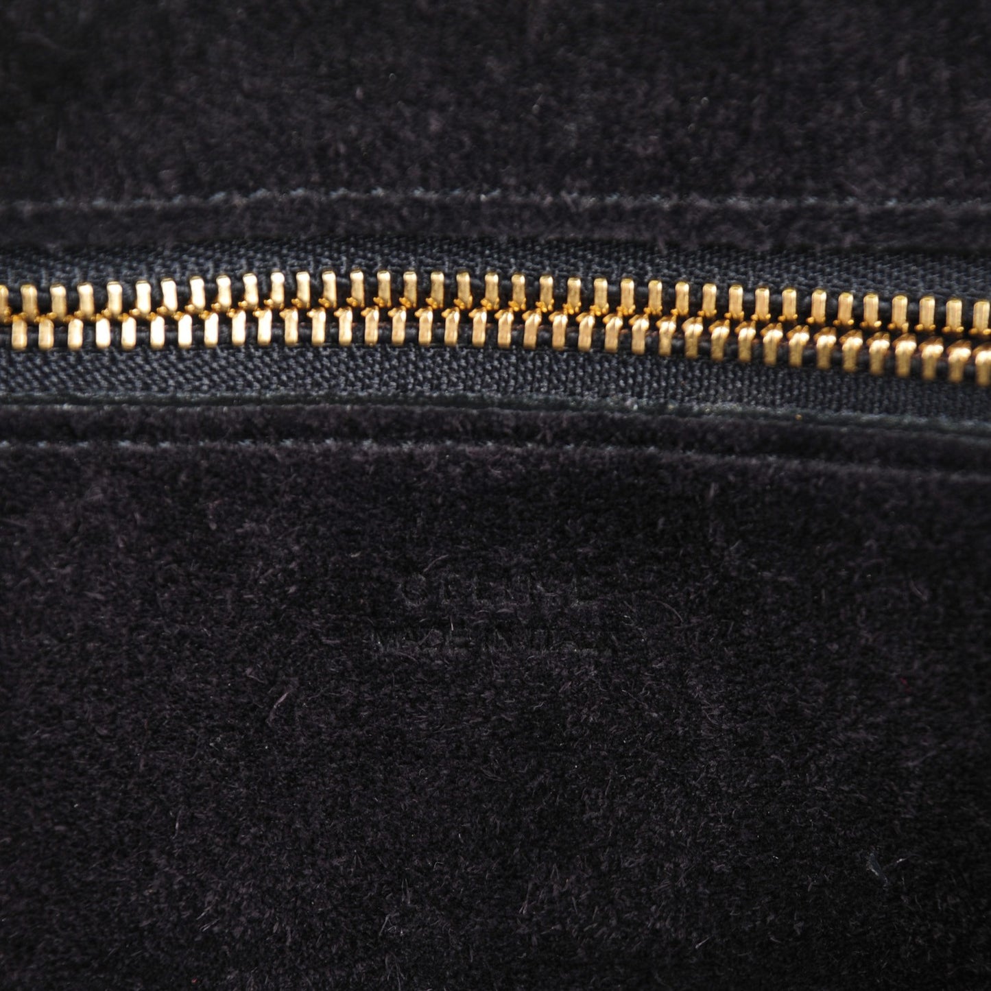 Bullhide Calfskin Small Ring Bag Navy Blue