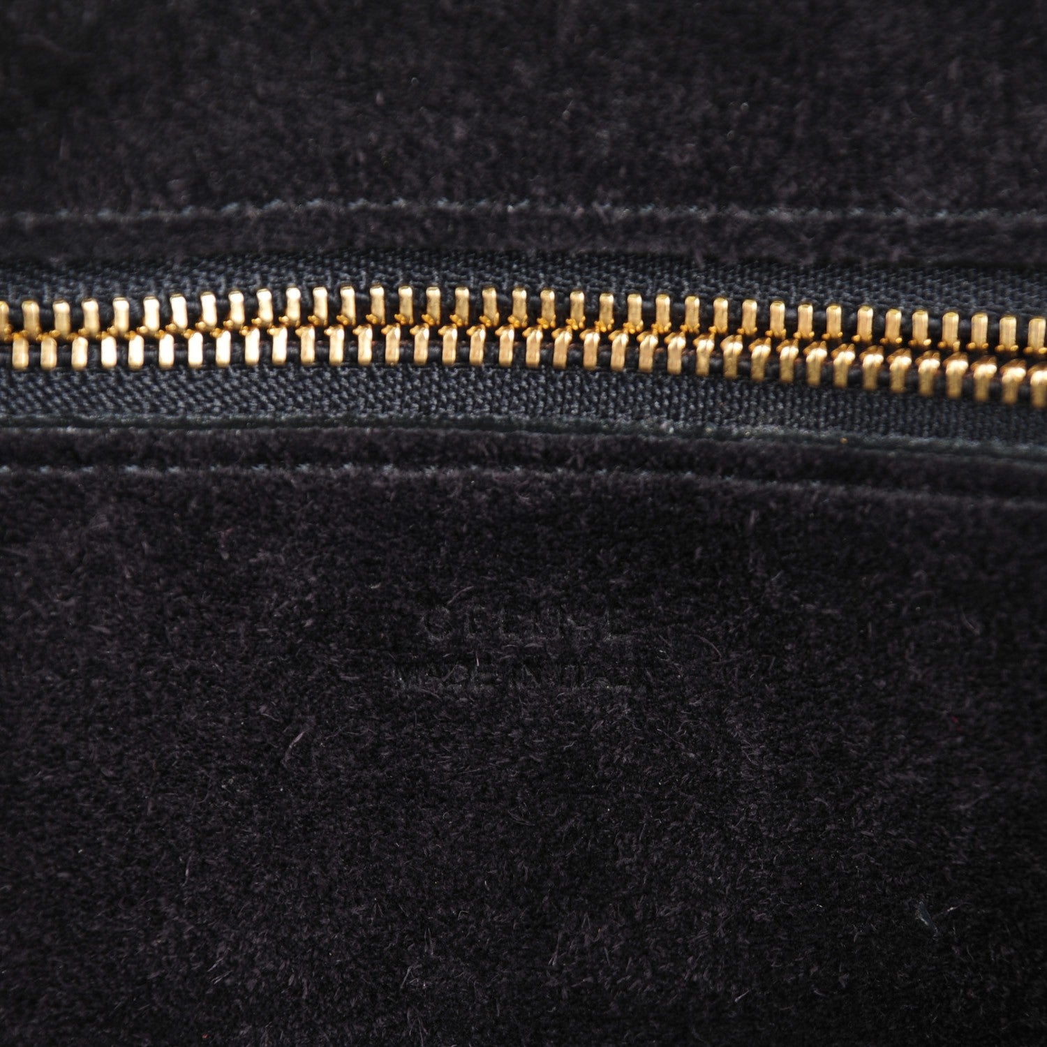 Celine Bullhide Calfskin Small Ring Bag Navy Blue 7 of 9
