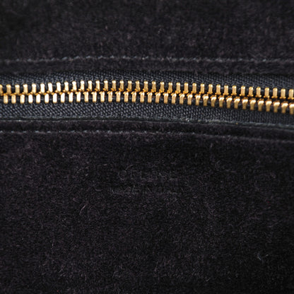 Celine Bullhide Calfskin Small Ring Bag Navy Blue 7 of 9