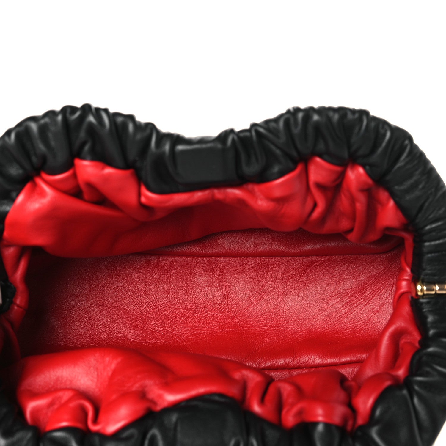 Mansur Gavriel Lambskin Mini Cloud Chain Clutch Black 4 of 7