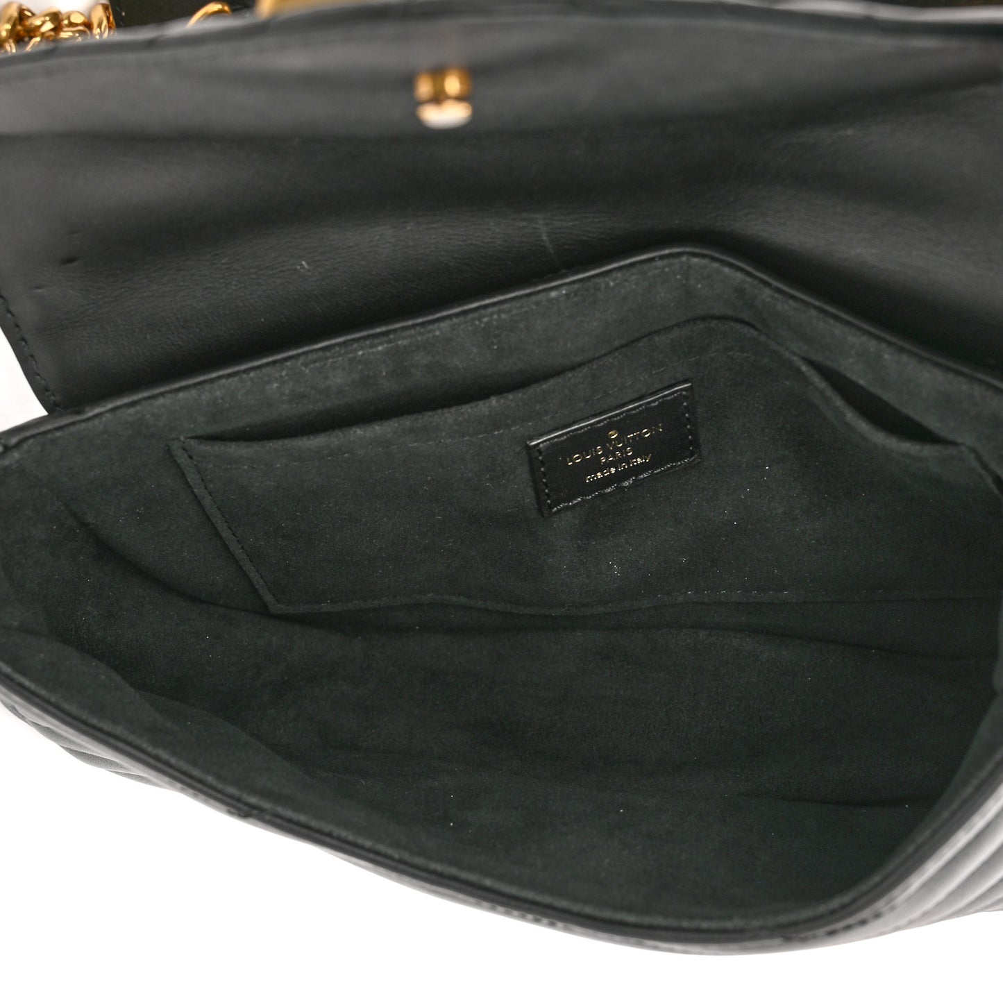 Calfskin New Wave Chain MM Black