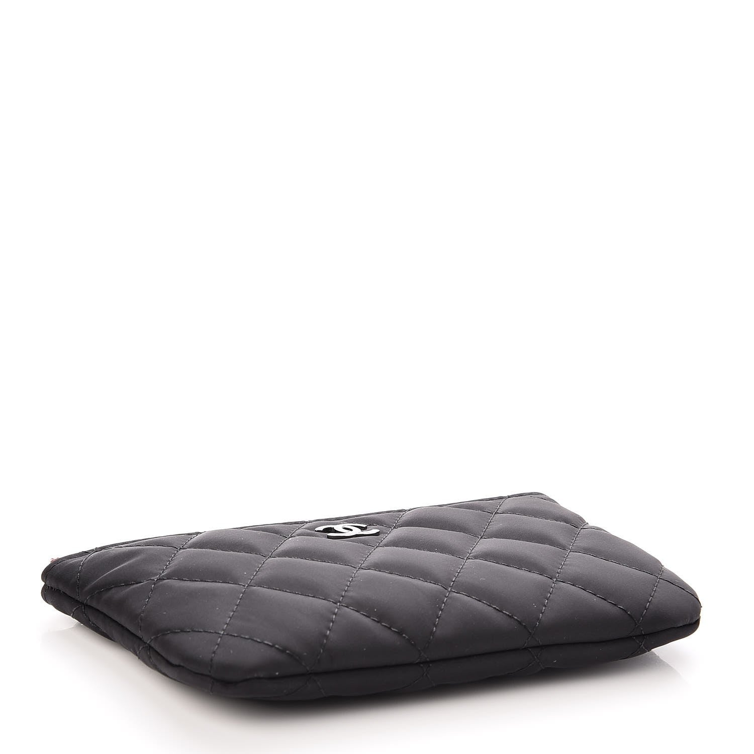 Chanel Nylon Quilted Small Cosmetic Case Black 4 of 7