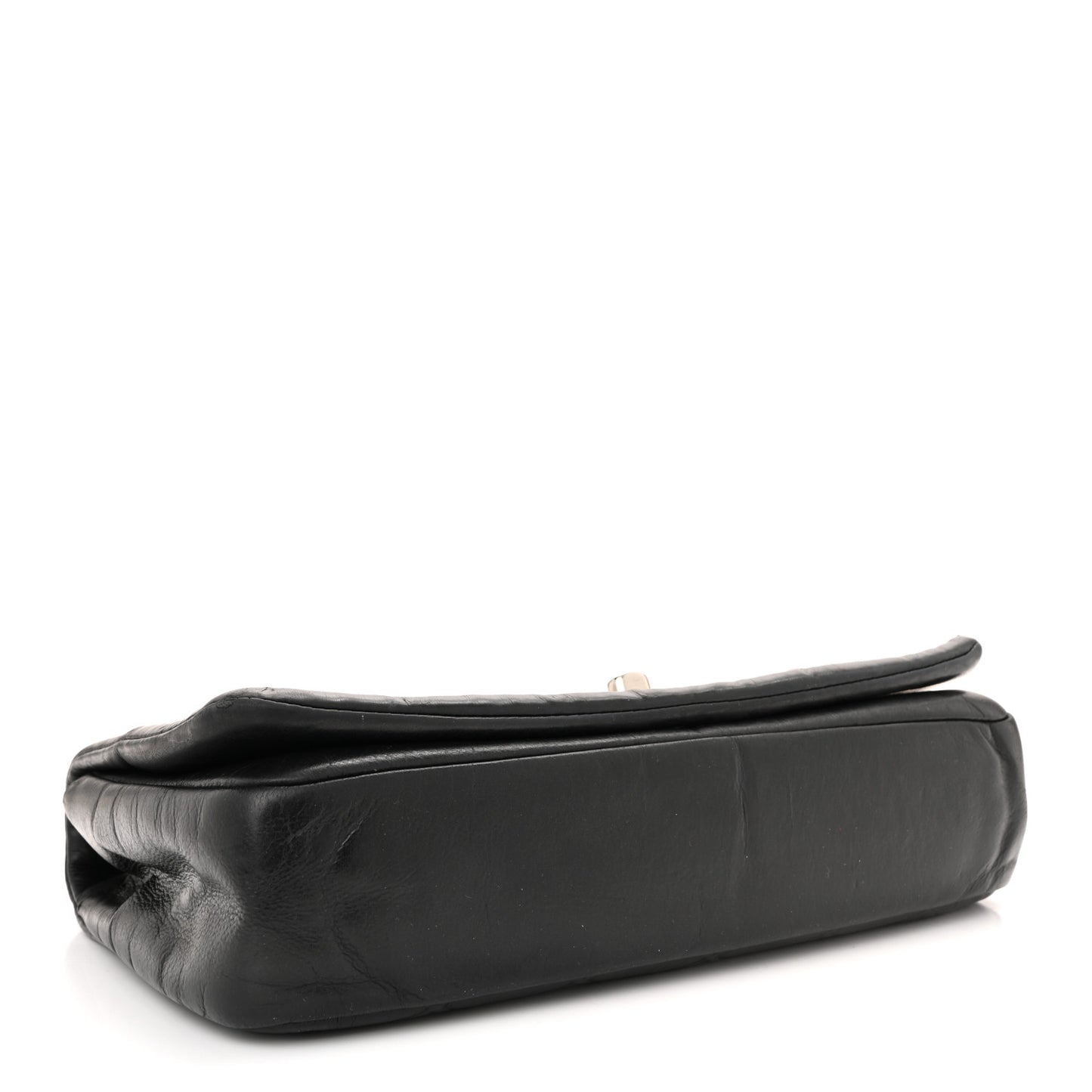 Calfskin Diamond Embossed New Chic Flap Black