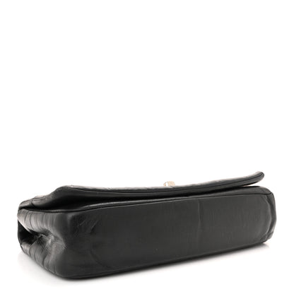 Chanel Calfskin Diamond Embossed New Chic Flap Black 4 of 13