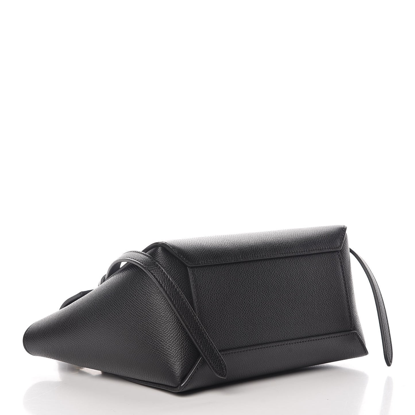Grained Calfskin Nano Belt Bag Black