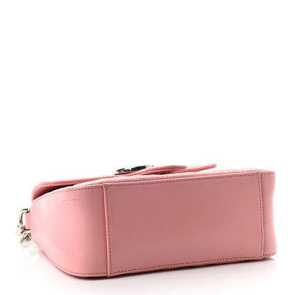 Gucci Calfskin Matelasse Mini GG Marmont Top Handle Shoulder Bag Wild Rose 4 of 11