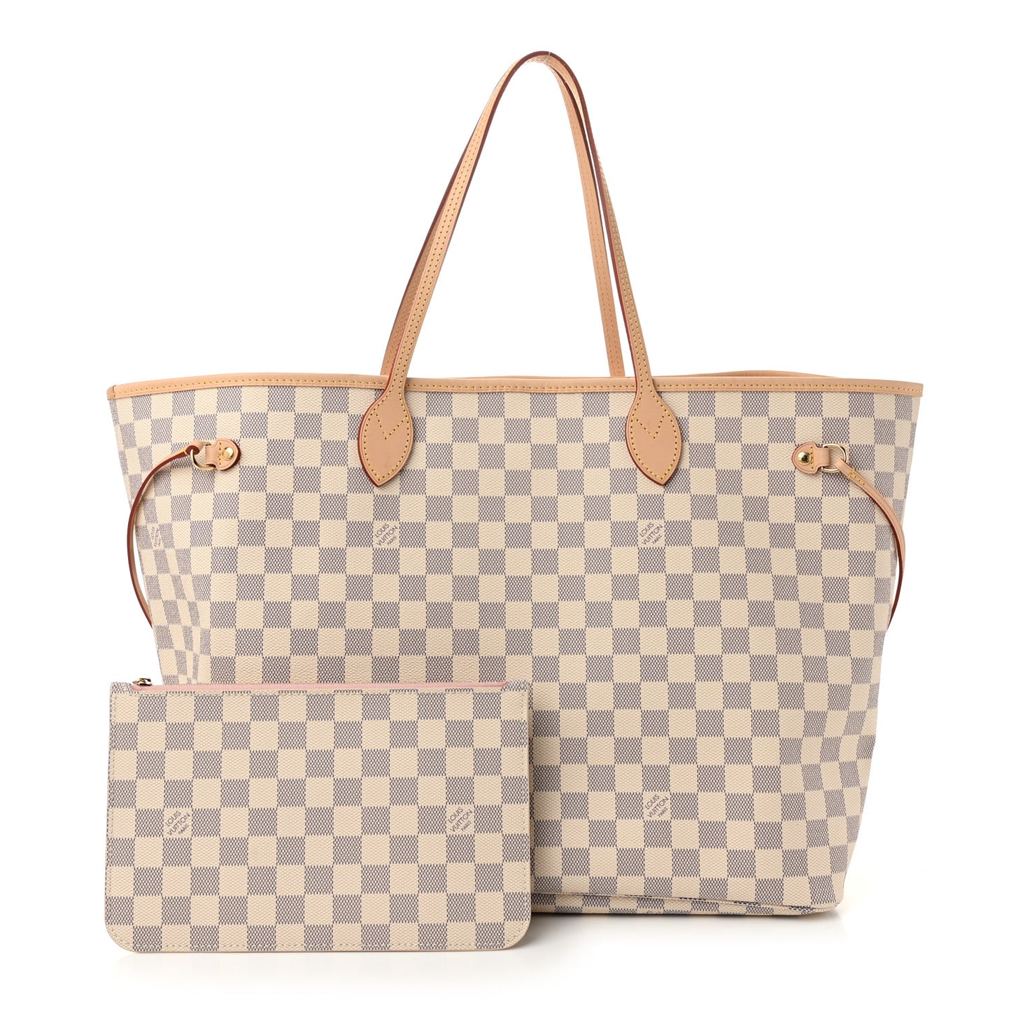 Damier Azur Neo Neverfull GM Rose Ballerine
