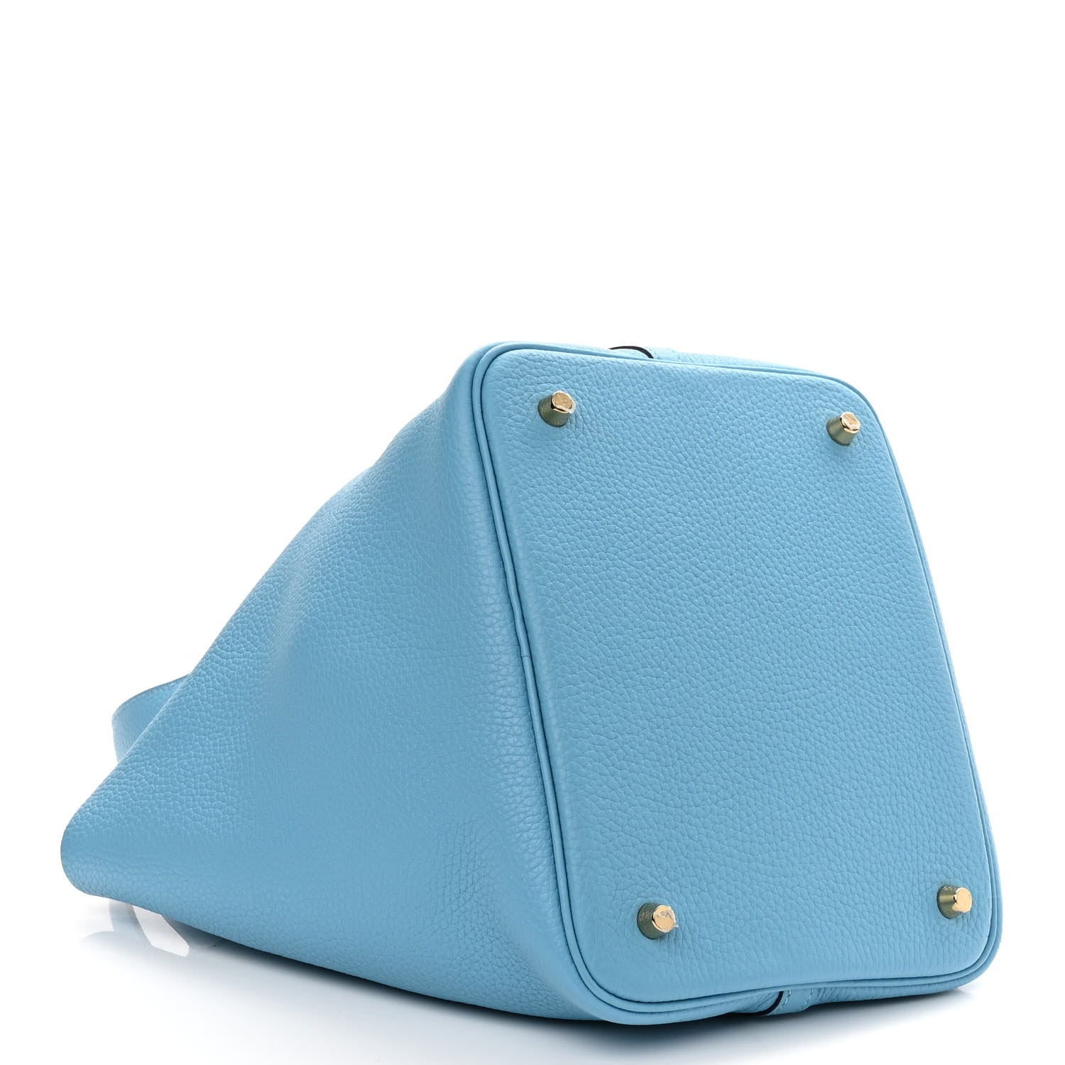 Hermes Taurillon Clemence Picotin Lock 22 MM Bleu Du Nord 4 of 11