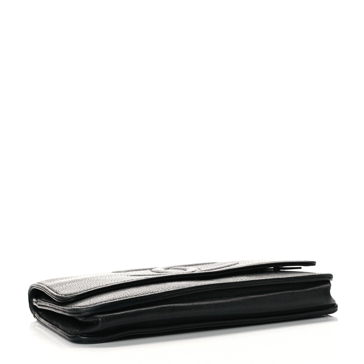 Chanel Caviar Timeless CC Wallet On Chain WOC Black 4 of 8