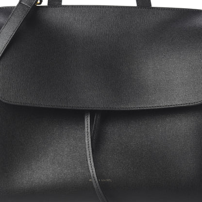 Mansur Gavriel Saffiano Lady Bag Black Flamma 6 of 8