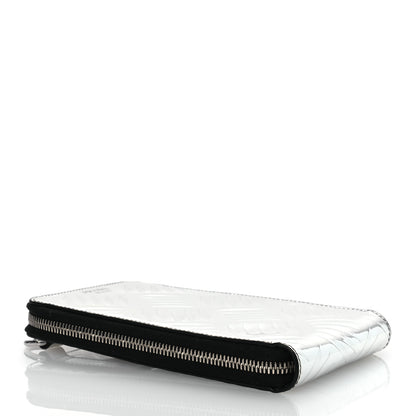 Prada Spazzolato Embossed Phone Crossbody Pouch Argento 4 of 10