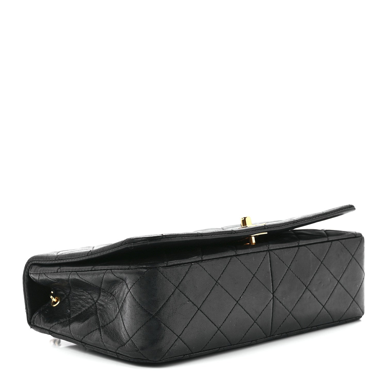 Chanel Lambskin Quilted Small Single Flap Black 4 of 13