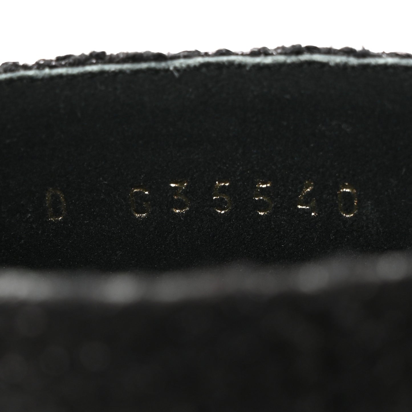 Tweed Grosgrain Cap Toe Pearl Mule 38.5 Black