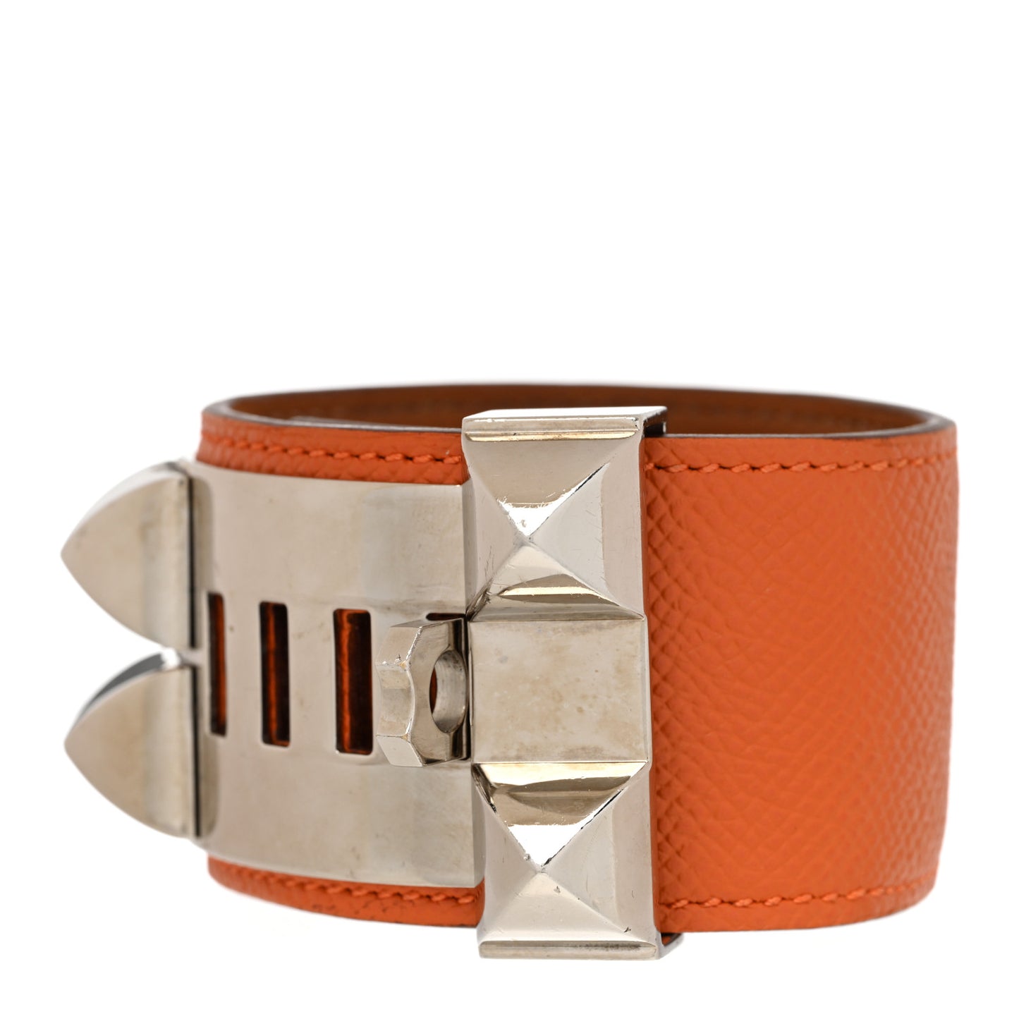 Epsom Collier De Chien CDC Bracelet S Orange