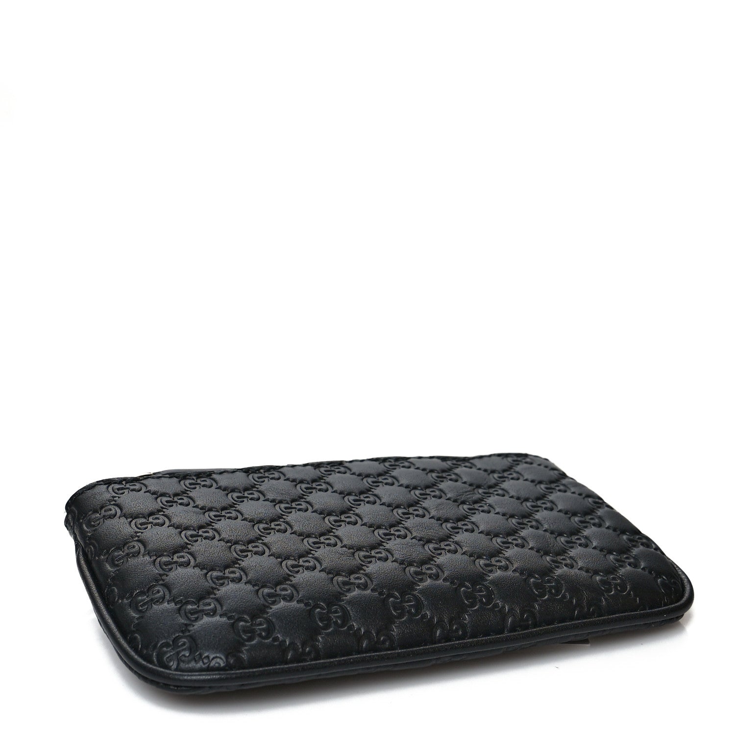 Gucci Microguccissima Key Ring Coin Case Black 4 of 8