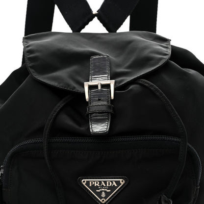 Prada Tessuto Nylon Vela Cinch Backpack Black 8 of 16