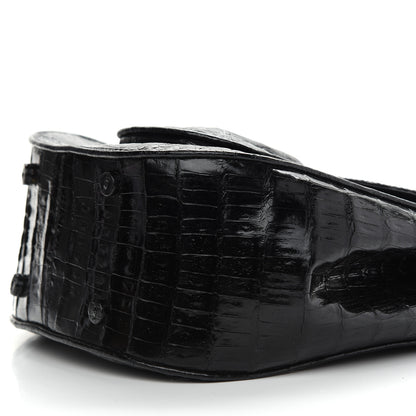 Nancy Gonzalez Crocodile Top Handle Bag Black 8 of 8