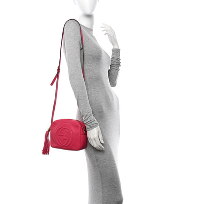 Gucci Pebbled Calfskin Small Soho Disco Bag Pink 2 of 11