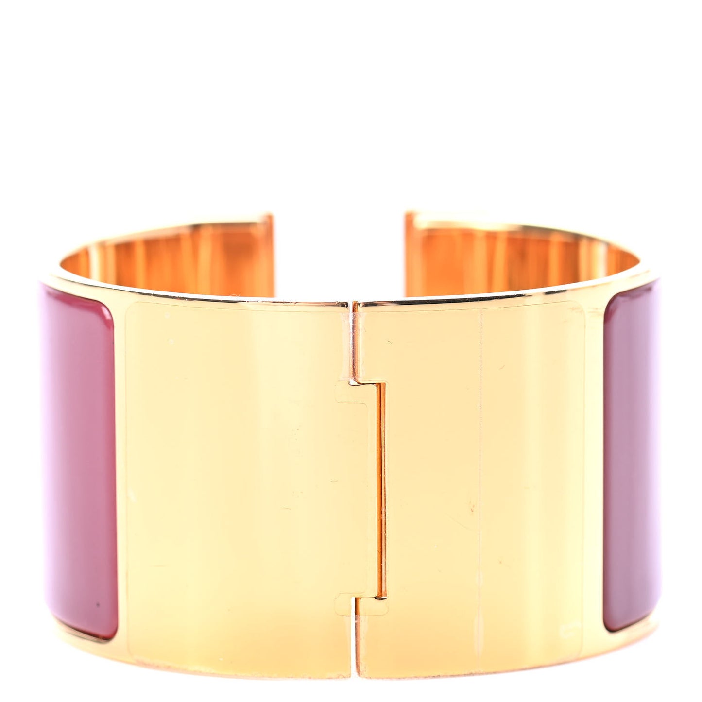 Enamel Extra Wide Clic Clac H Bracelet PM Rouge De Chine