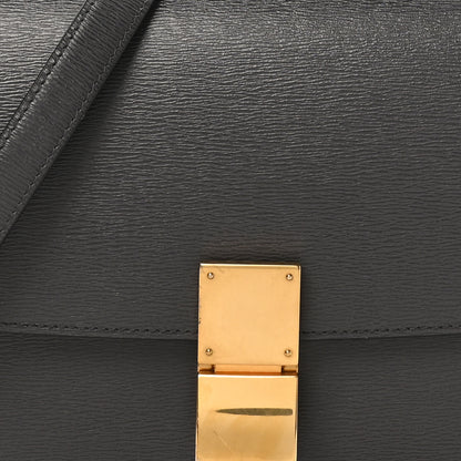 Celine Liege Calfskin Medium Classic Box Flap Bag Liquorice 7 of 10