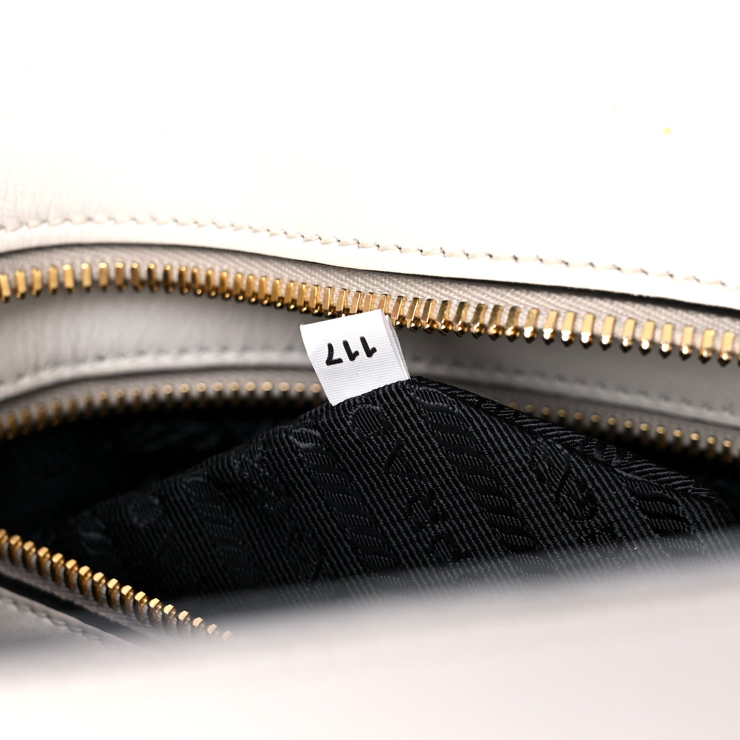 Saffiano City Calfskin Bibliothèque Top Handle White