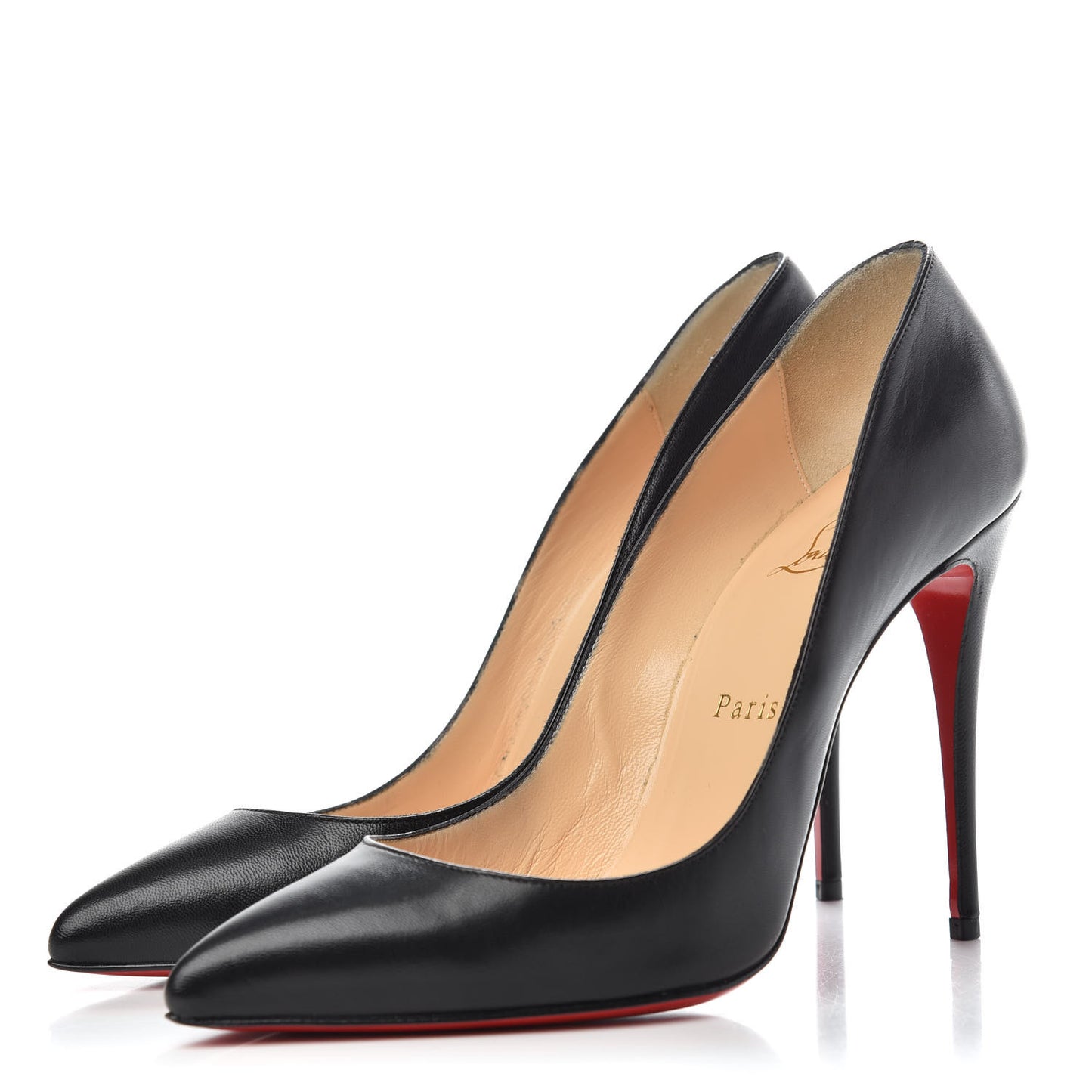Shiny Nappa Pigalle Follies 100 Pumps 38 Black