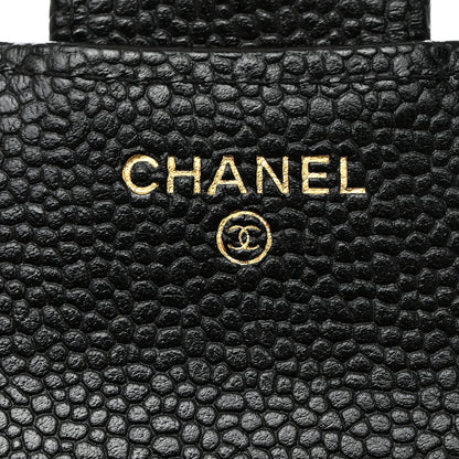 Chanel Caviar Quilted Compact Flap Wallet Black 6 of 9