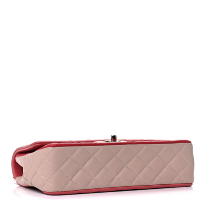 Chanel Lambskin Quilted Tri-Color Medium Single Flap Pink 3 of 12