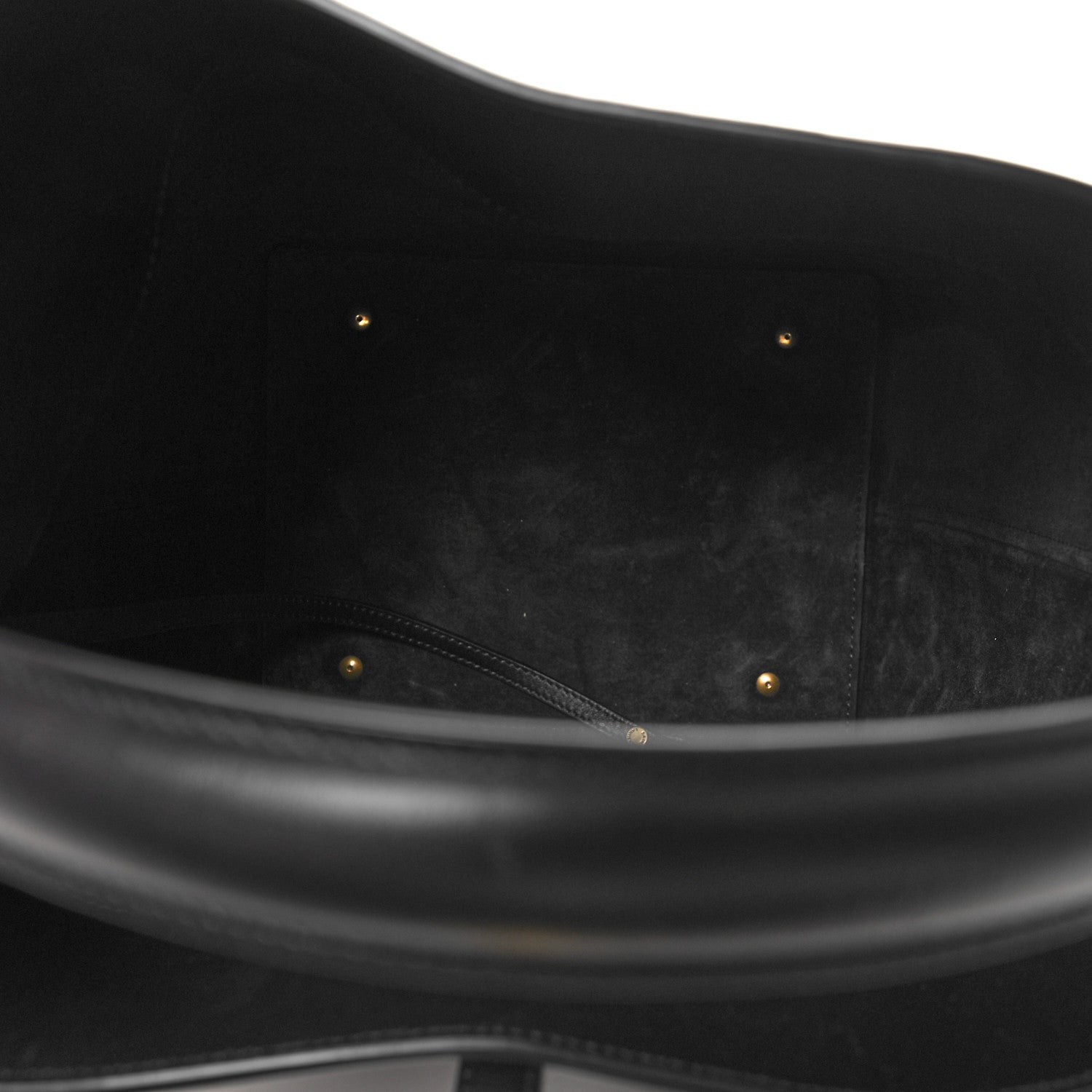 Saint Laurent Smooth Shiny Calfskin Monogram Le 37 Bucket Bag Black 5 of 12
