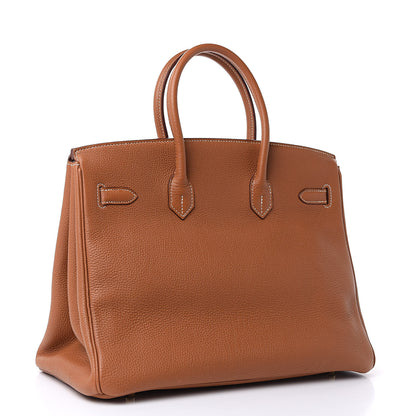Hermes Togo Birkin 35 Gold 3 of 37