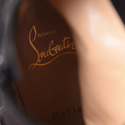 Christian Louboutin Suede Top 70 Ankle Boots 37.5 Black 9 of 14