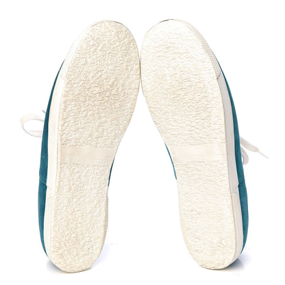 Chanel Suede CC Sneakers 40 Blue 5 of 14