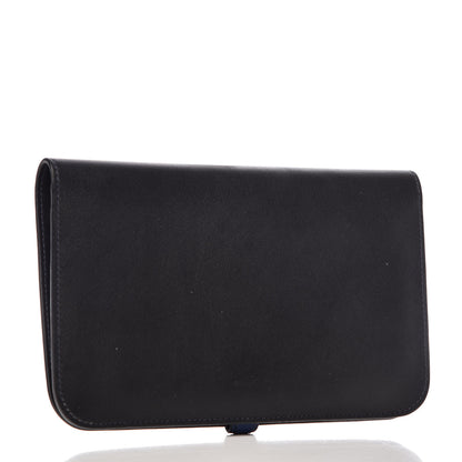 Hermes Swift Dogon Duo Wallet Black 3 of 7