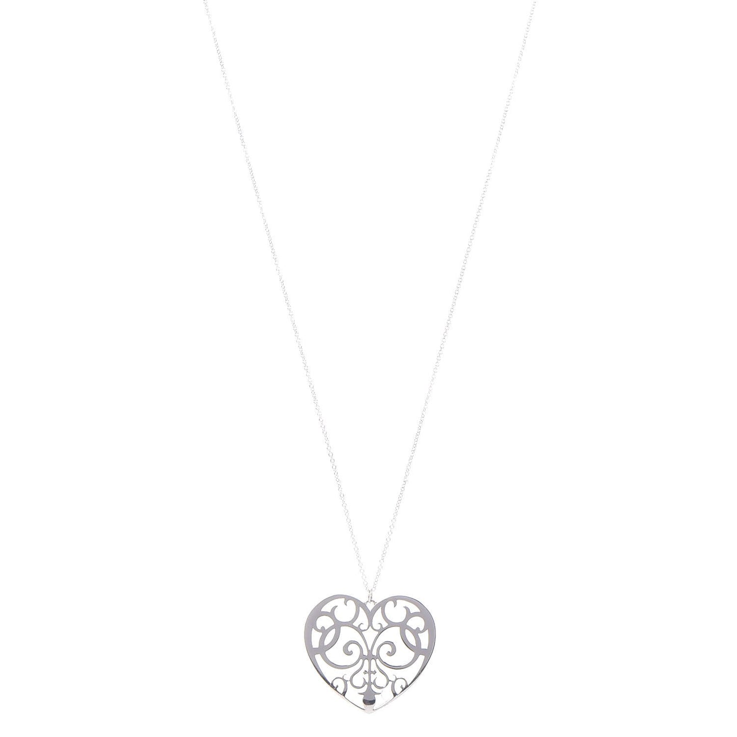 Sterling Silver Enchant Heart Pendant Necklace