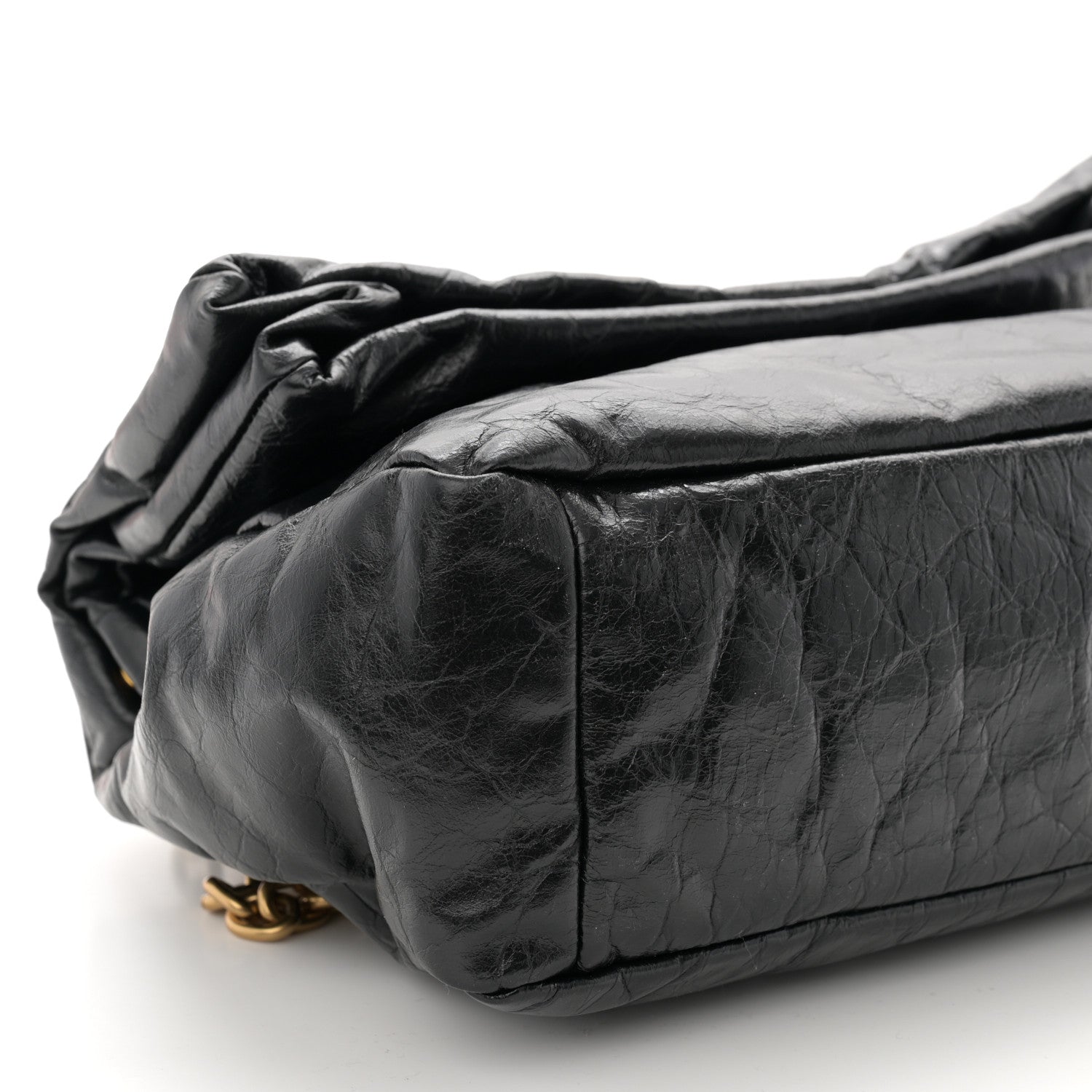 Balenciaga Arena Calfskin Small Monaco Chain Shoulder Bag Black 9 of 10