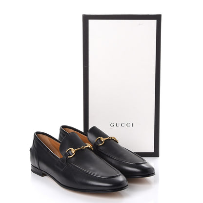 Gucci Calfskin Womens Jordaan Loafers 38 Black 9 of 9