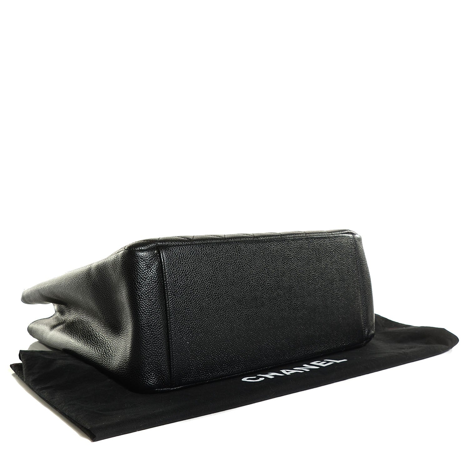Chanel Caviar Quilted Grand Shopping Tote GST Black 4 of 7