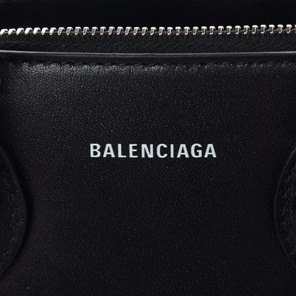 Balenciaga Calfskin I Love Techno XXS Ville Top Handle Bag Black Multicolor 6 of 11