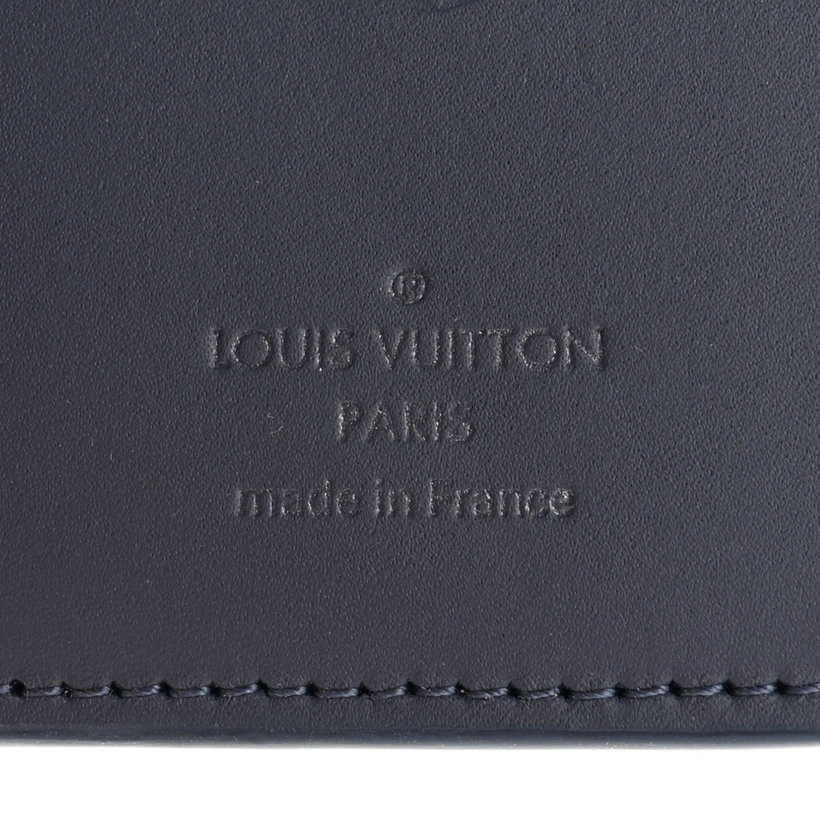 Louis Vuitton Calfskin Monogram Shadow Pocket Organizer Blue 6 of 6