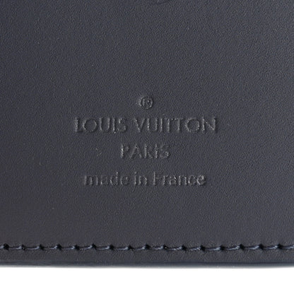 Louis Vuitton Calfskin Monogram Shadow Pocket Organizer Blue 6 of 6