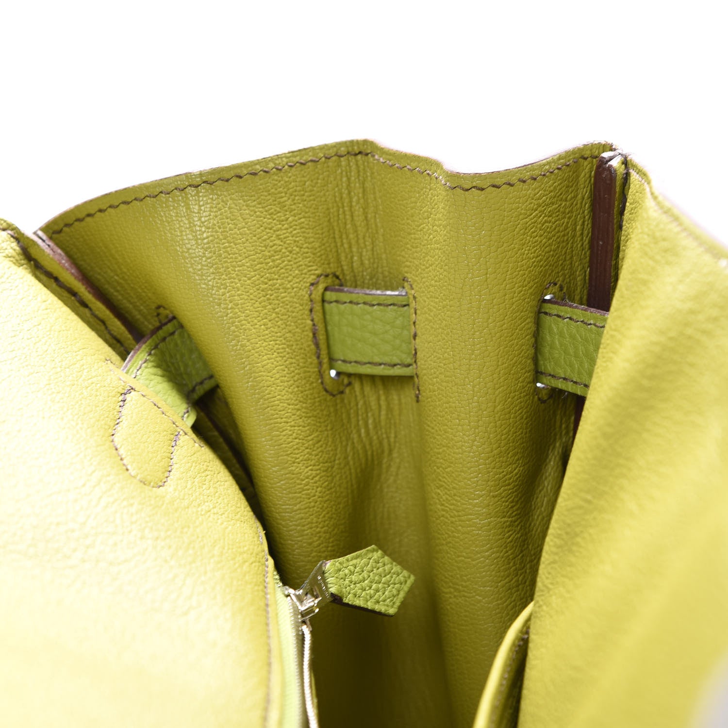 Hermes Togo Birkin 35 Vert Anis 11 of 37