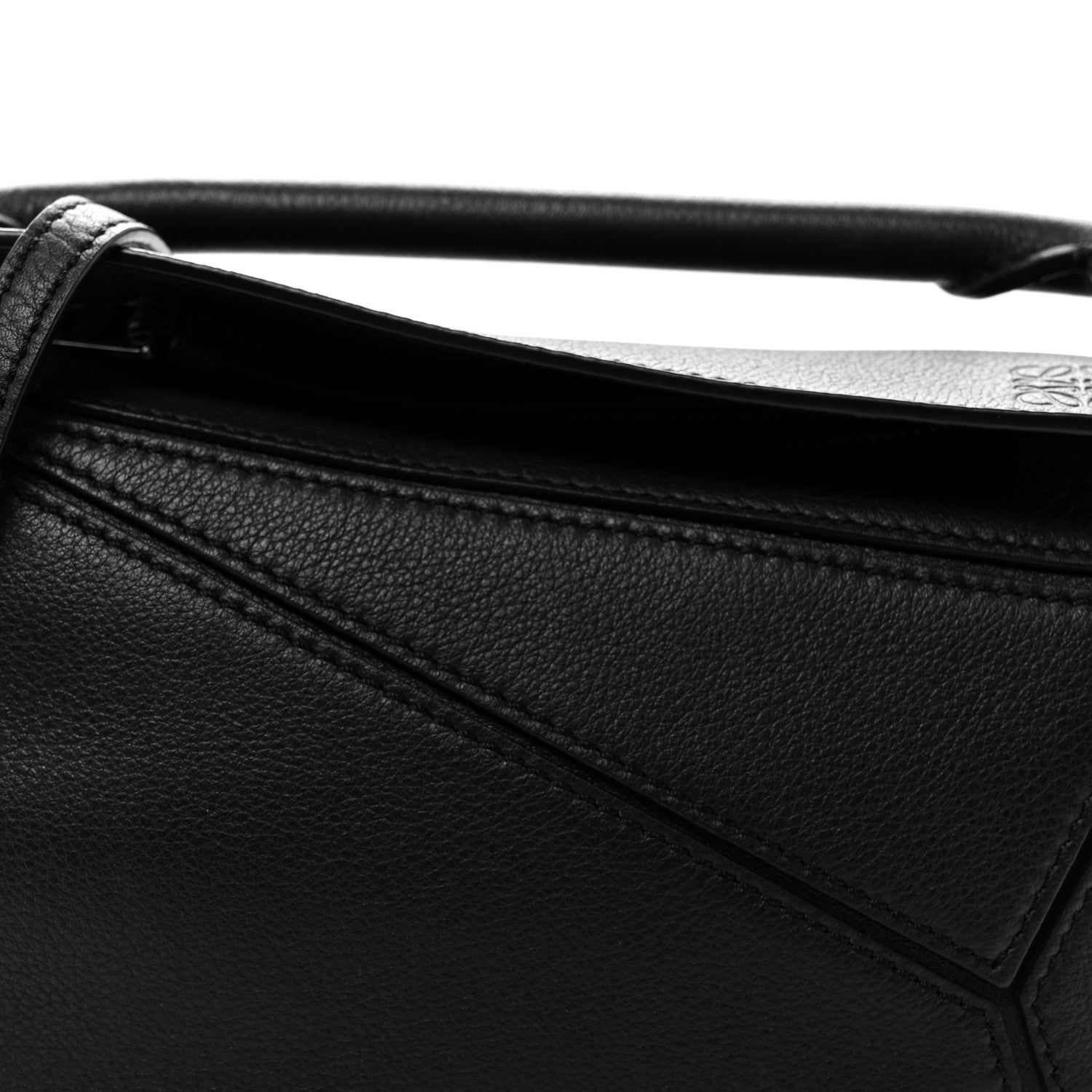 Loewe Calfskin Mini Puzzle Bag Black 7 of 9
